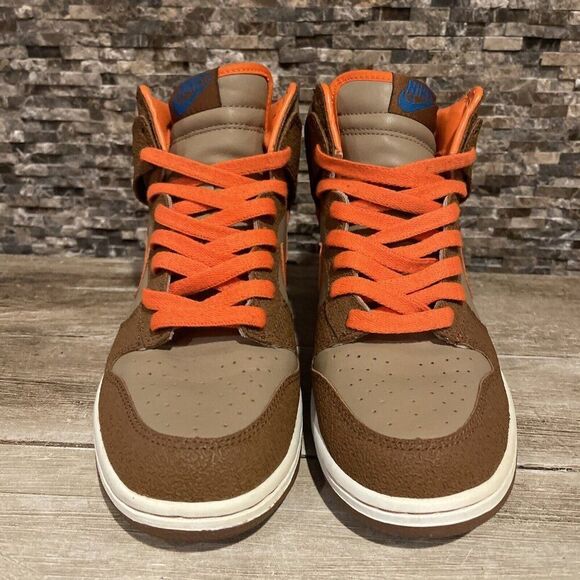 Nike Dunk High Premium Fantastic Four The Thing 312786 281 Orange Brown Size 8 - Picture 2 of 8